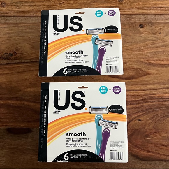 NEW BIC US. Unisex Disposable Razors, 5 Blades, 12 ct. - Picture 1 of 6